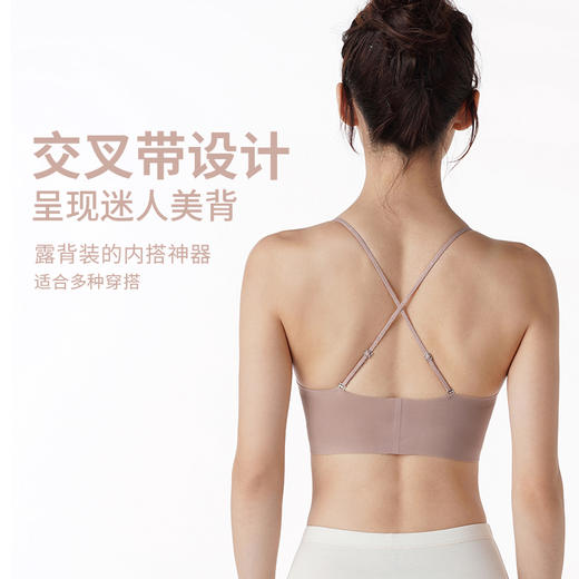 都市丽人内衣中厚双面高弹记忆冰丝无钢圈3/4杯VBRALB21J2 商品图3