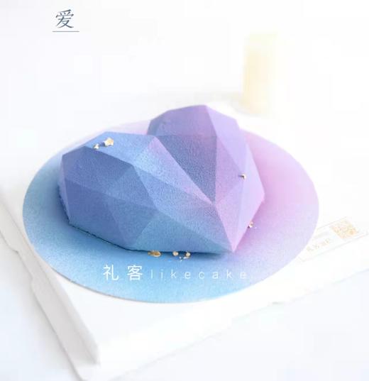 LOVE白桃乌龙慕斯 （慕斯比同尺寸奶油蛋糕小/介意勿拍/提前3小时预订） 商品图0