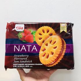 ORI 草莓口味果酱夹心饼干153g  9556562005263