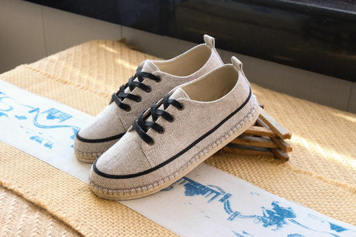 雅路人手工千层底纳底布鞋男鞋亚麻钩织男鞋2021-05 商品图0