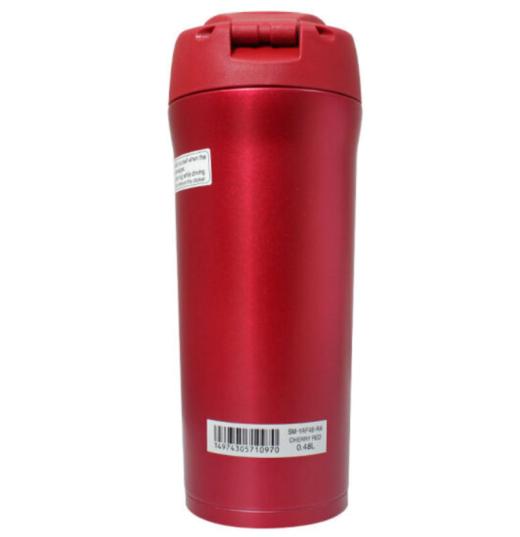象印保温杯304不锈钢真空保温保冷杯车载弹盖杯480ml SM-YAF48 RA红色 商品图1