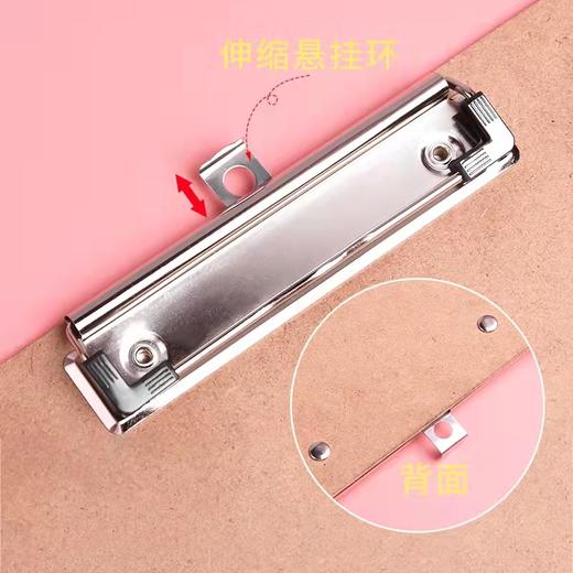 得力9226板夹文件夹板写字板A4木制垫板文具木质文件夹学生书写板夹A4环保木板夹 商品图3