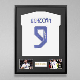 本泽马亲签皇马21-22赛季主场球衣含证书ICKBRMS2