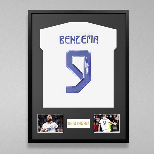 本泽马亲签皇马21-22赛季主场球衣含证书ICKBRMS2 商品图0