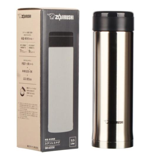 象印（ZO JIRUSHI） 保温杯SM-AZE50不锈钢真空保温保冷瓶水杯子500ml XA不锈钢色 商品图5