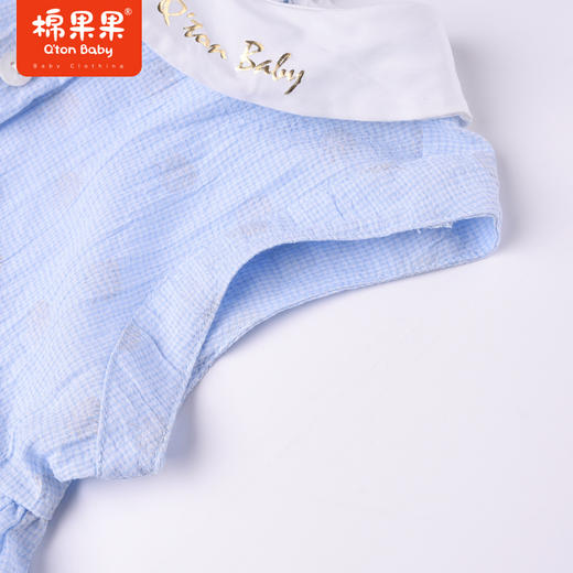 棉果果夏季女童纯棉印花无袖连衣裙M222701222299 商品图3