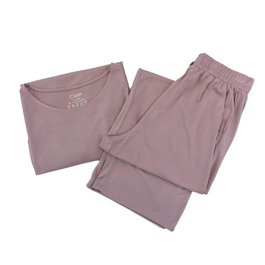 【可积分兑换】【原价159元】女士短袖长裤套装家居服居家衣服裤子【FJ22321】 商品图0