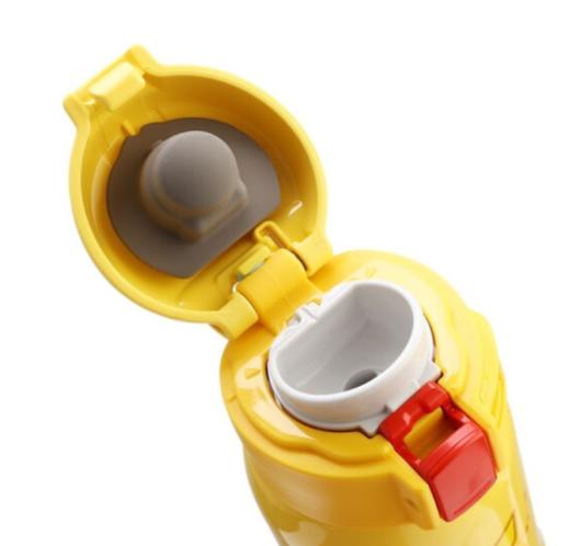 象印保温杯女304不锈钢真空保温保冷进口杯弹盖小清新可爱水杯子儿童保温杯SP24EPK宝可梦 EY皮卡丘 商品图5