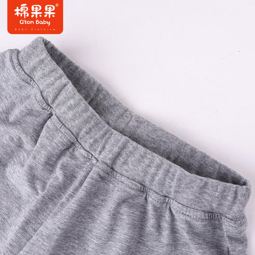 棉果果夏季男童纯棉针织九分裤M212200222338 商品图4