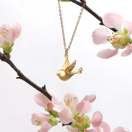 喜鹊项链耳钉耳环系列 &微光流萤项链手链耳钉胸针 莫奈的后花园系列 商品图9