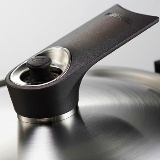 HAPPYCALLIH真空锅压力锅微压锅不粘汤锅24cm 蓝色20cm玻璃盖 3003-0083 商品图3