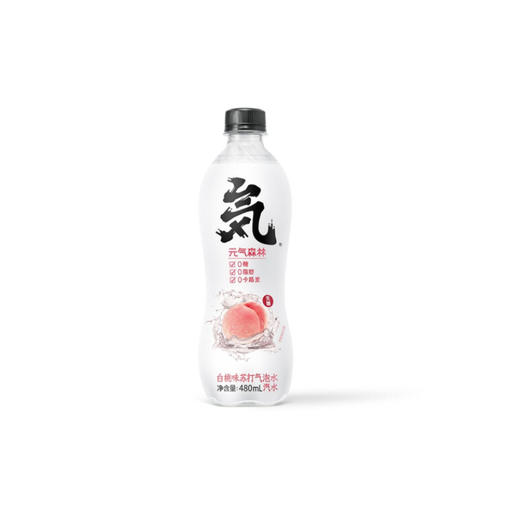 元气森林白桃味苏打气泡水480ml 商品图0