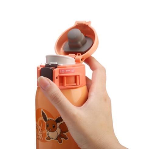 象印保温杯女304不锈钢真空保温保冷进口杯弹盖小清新可爱水杯子儿童保温杯SP24EPK宝可梦 ED伊布 商品图5