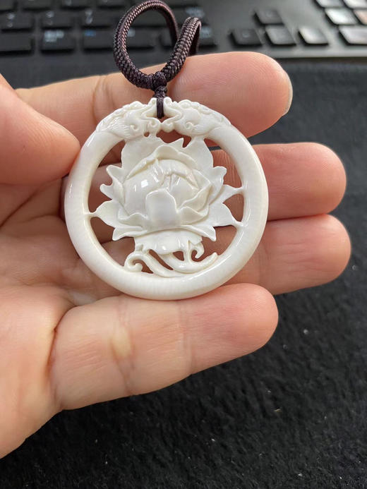 猛犸牡丹花吊坠 商品图2