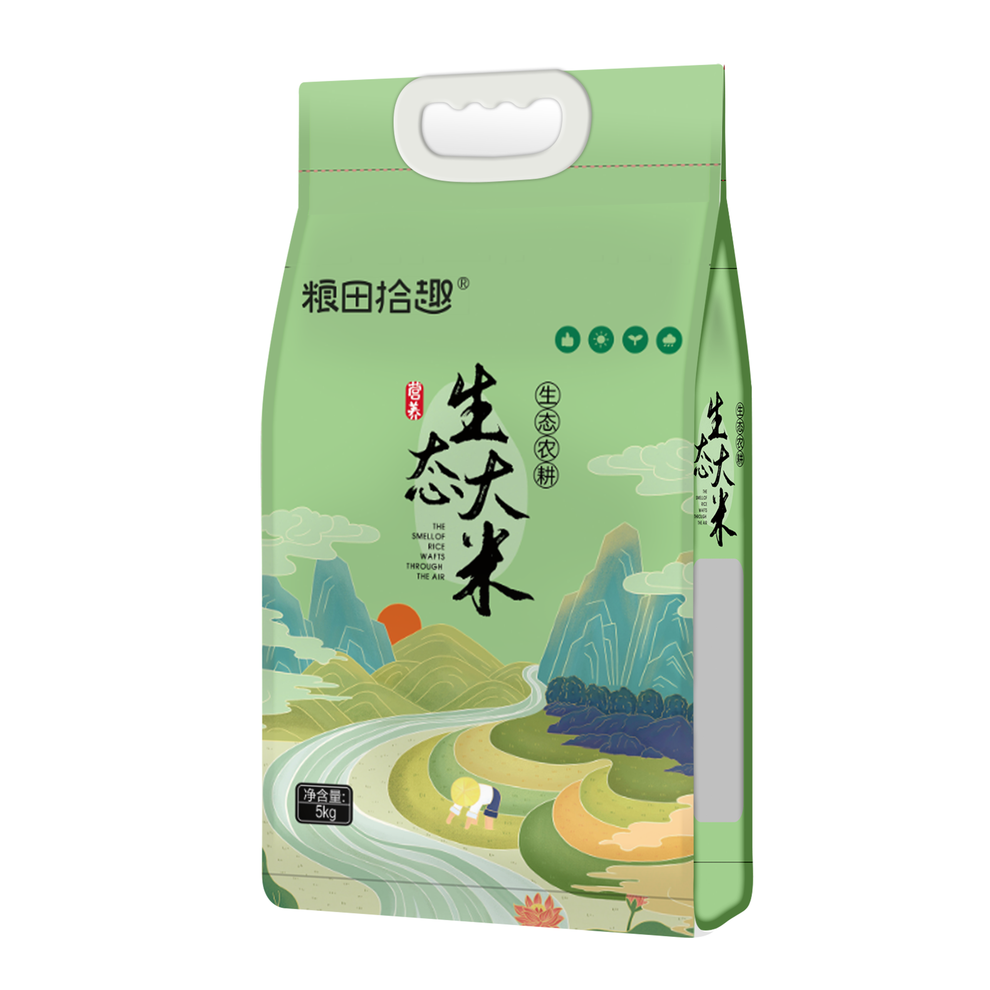 （乡村振兴商品）粮田拾趣生态大米 5kg