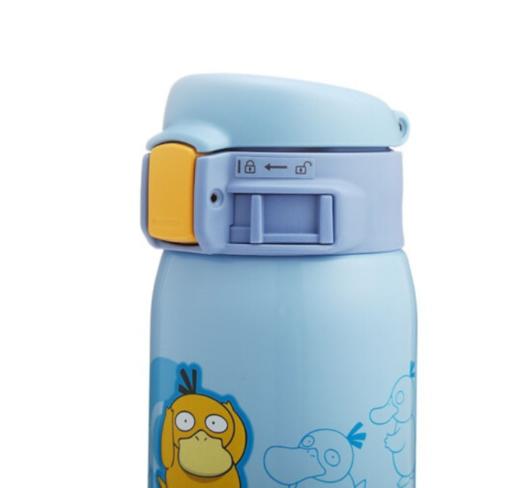 象印保温杯女304不锈钢真空保温保冷进口杯弹盖小清新可爱水杯子儿童保温杯SP24EPK宝可梦 EA可达鸭 商品图1