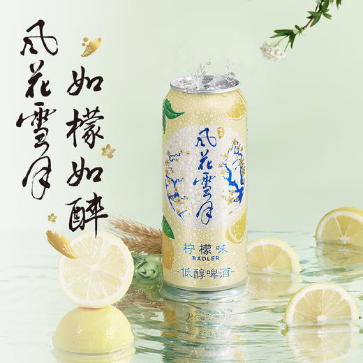 风花雪月柠檬味低醇啤酒500ml*12罐 云南微醺啤酒 商品图4