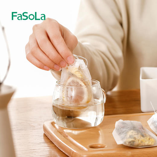 Fasola100片茶包茶袋咖啡过滤袋中药纱布袋茶叶空茶包袋一次性 商品图2