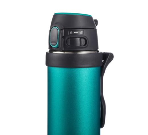 象印保温杯304不锈钢真空保温保冷户外运动旅行杯手提保温杯SM-QAF48- GK蓝绿色 480ml 商品图4