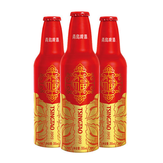 青岛啤酒11度355*12鸿运当头铝瓶箱啤 商品图2