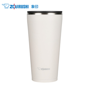 象印保温杯广口304不锈钢真空保温保冷办公水杯子咖啡杯450mlSX-FSE45-PV