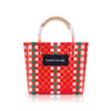 Harris Salome手工编织马赛克拼色菜篮子手提包 商品缩略图4
