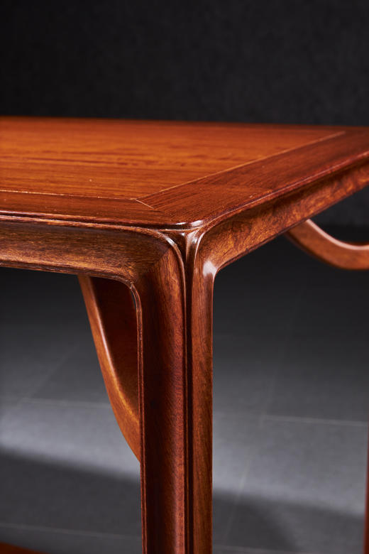 红桥红 家具严选  缅甸花梨(大果紫檀）  【146 囧字休闲桌 六件套】 商品图4