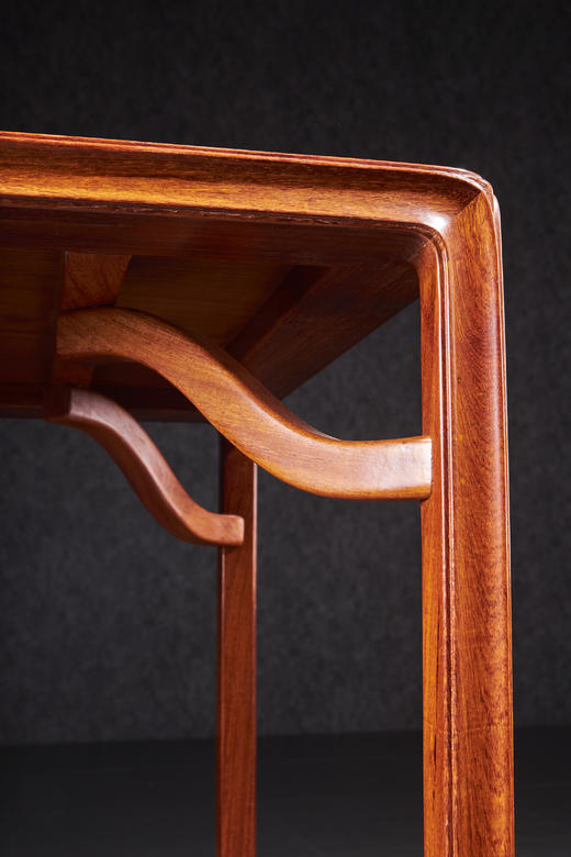 红桥红 家具严选  缅甸花梨(大果紫檀）  【146 囧字休闲桌 六件套】 商品图3