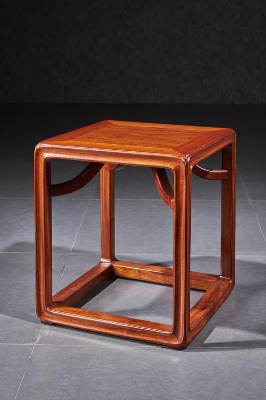 红桥红 家具严选  缅甸花梨(大果紫檀）  【146 囧字休闲桌 六件套】 商品图7