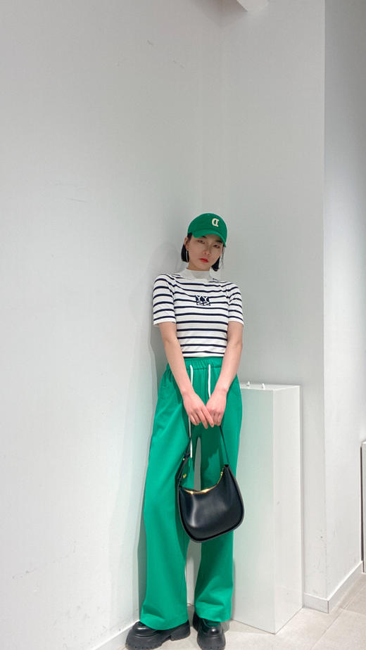 【紫色S2】臣禾【条纹控】针织T恤K222052002 商品图1