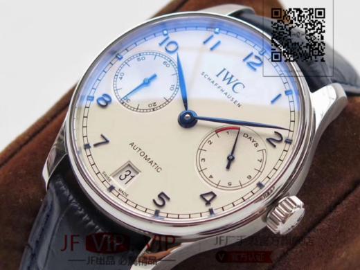 ZF万国 新版本的葡7型号：IW500705（老葡七的型号是IW500107，这是不同的两个型号）系列：葡萄牙52010自动机械,42.3毫米直径,男士手表 商品图8