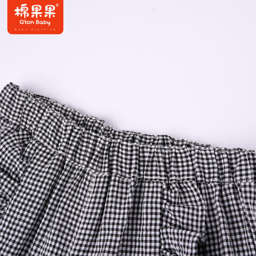 棉果果夏季女童纯棉梭织七分灯笼裤M222201222263 商品图4