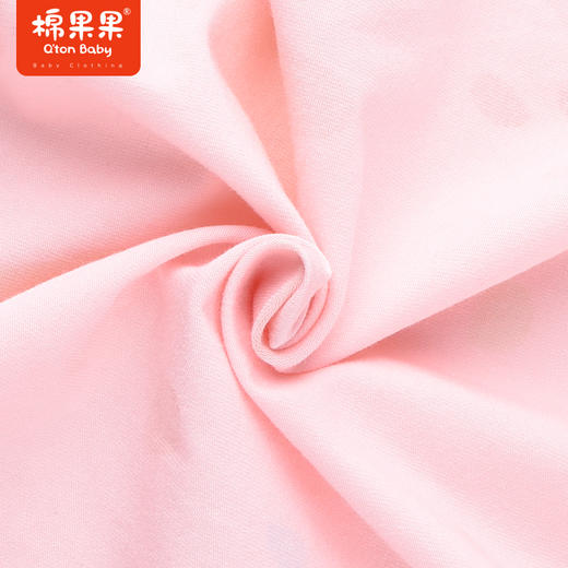 棉果果夏季女童纯棉大翻领对开短袖连体衣M222722222315 商品图4