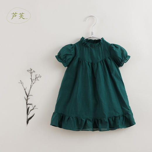 【马克珍妮 芦芙系列】夏装女童棉真丝连衣裙220817 商品图2
