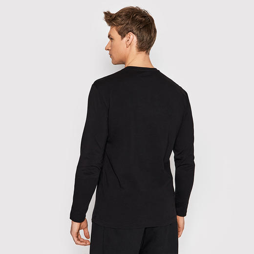 EMPORIO ARMANI EA7 阿玛尼 男士圆领长袖T恤 黑色 3LPT64 PJ03Z 1200 商品图2