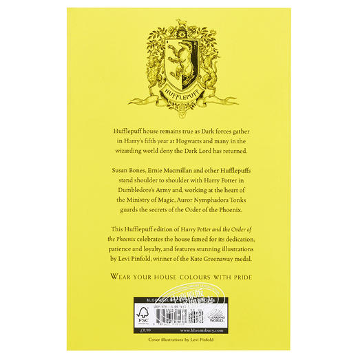 【中商原版】哈利波特5 哈利波特与凤凰社 赫奇帕奇学院版平装 英文原版 Harry Potter and the Order of the Phoenix Hufflepuff Edition 商品图1