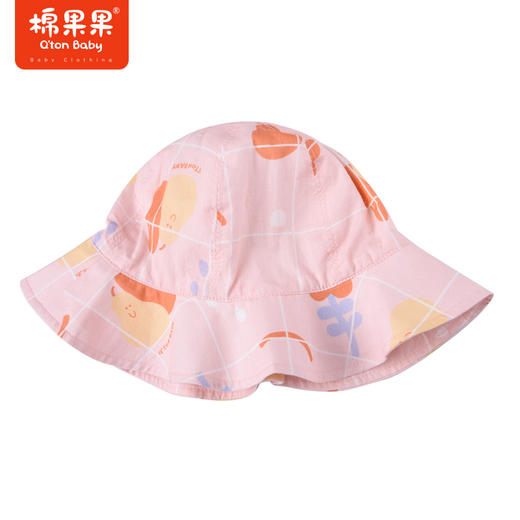 棉果果夏季女童纯棉印花小盆帽M224400422313 商品图1
