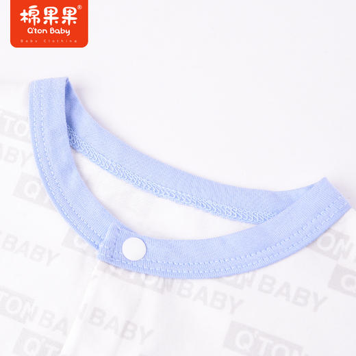 棉果果夏季男童纯棉对开短袖连体衣M212722222280 商品图8