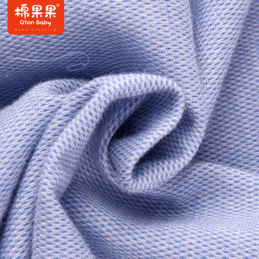 棉果果夏季男童纯棉小绅士短袖对开连体衣M212722222345 商品图2