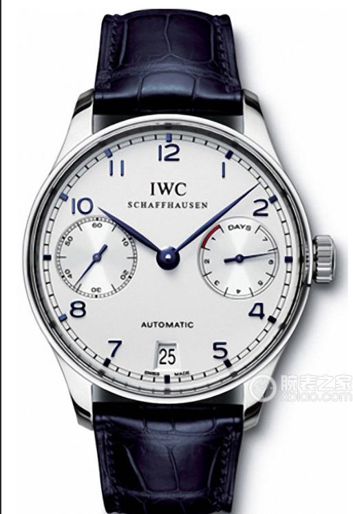 ZF万国 新版本的葡7型号：IW500705（老葡七的型号是IW500107，这是不同的两个型号）系列：葡萄牙52010自动机械,42.3毫米直径,男士手表 商品图0