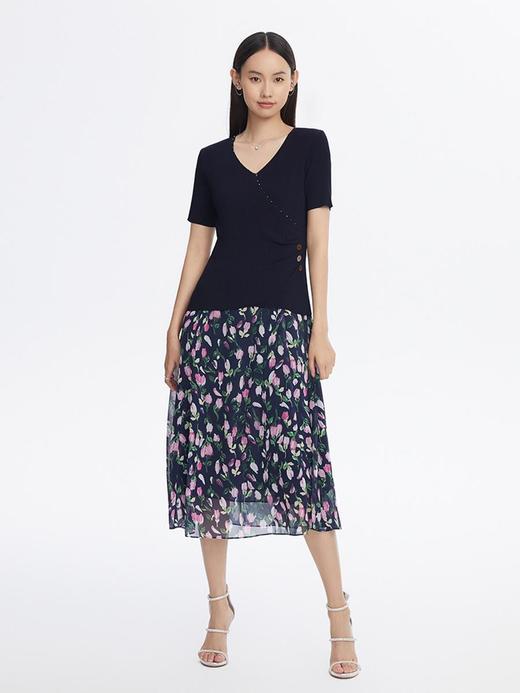 2楼liaalancy服饰针织连衣裙22年新款夏装 商品图0