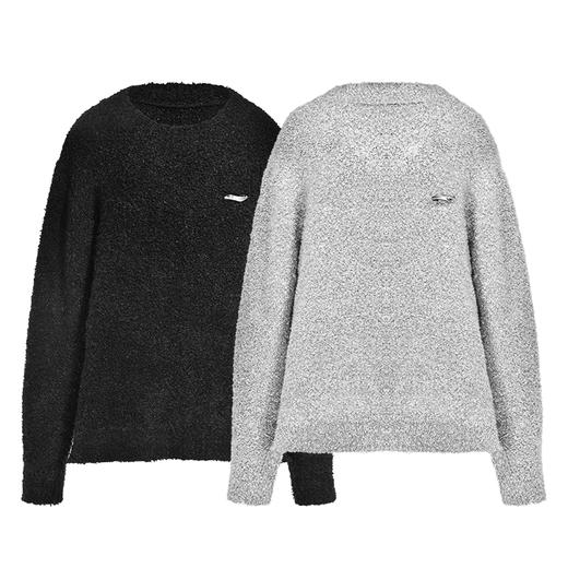   NUTH-百搭宽松毛圈纱圆领针织衫OVERSIZE毛衣 商品图4