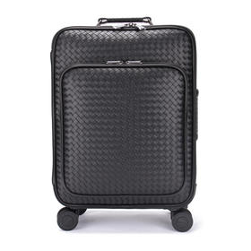 BottegaVeneta葆蝶家经典藏青色拉杆箱 辉采奢侈品