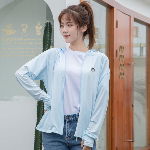 兔子防晒衣女冰丝护脸夏季新款开衫儿童防晒衣帽一体户外骑行上衣国庆清明出游 商品图2