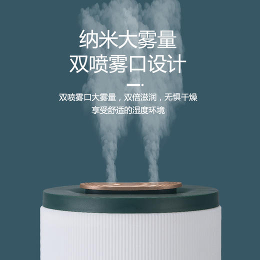 【自营】日本山水SANSUI加湿器  双喷头加湿器 SJS-Q12 商品图2