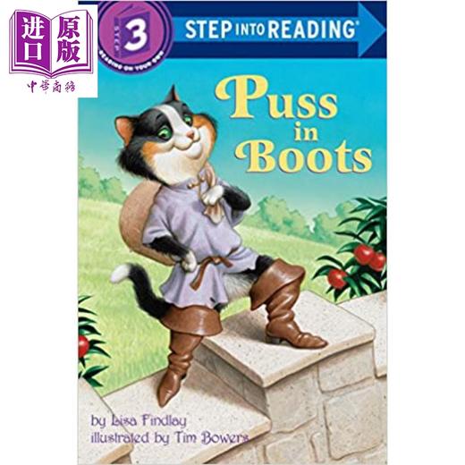 【中商原版】Step into Reading(Step 3)Puss In Boots 兰登阅读进阶3 穿靴子的猫 英文原版儿童亲子少儿绘本3-6岁 商品图0