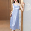 纯色仿香云纱，无袖裙内搭裙子宽松显瘦吊带裙KQL-9860 商品缩略图6