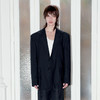   NUTH原创设计黑色大廓形宽垫肩宽松休闲西装男Oversize西服女百搭 商品缩略图2