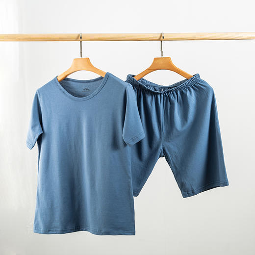 日式无印T恤全棉套装良品纯色T恤衫男女情侣款 A-4579 商品图3