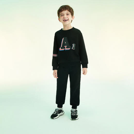 mettekids儿童套装男童外套裤子2022春季新款潮时尚洋气运动童装 商品图4